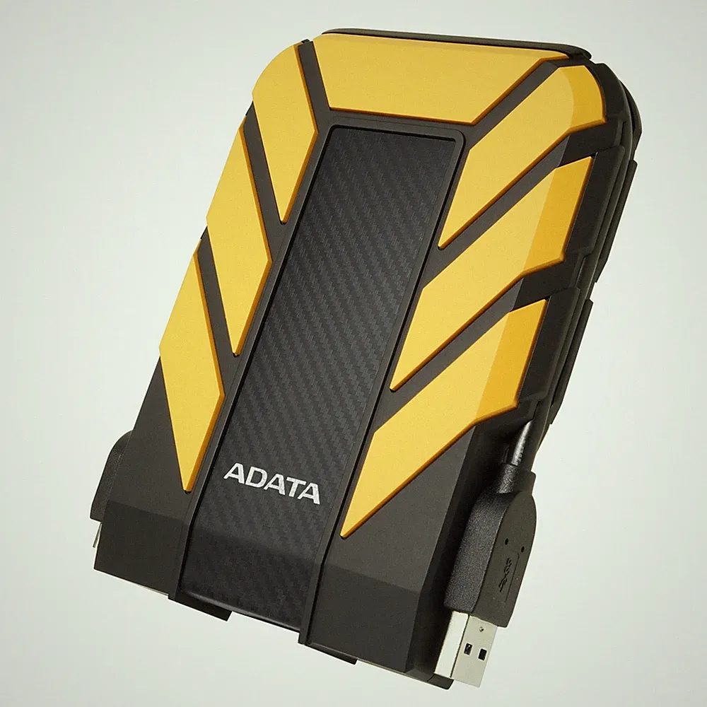 2TB AData HD710 Pro USB3.1 2.5-inch Portable Hard Drive (Yellow)