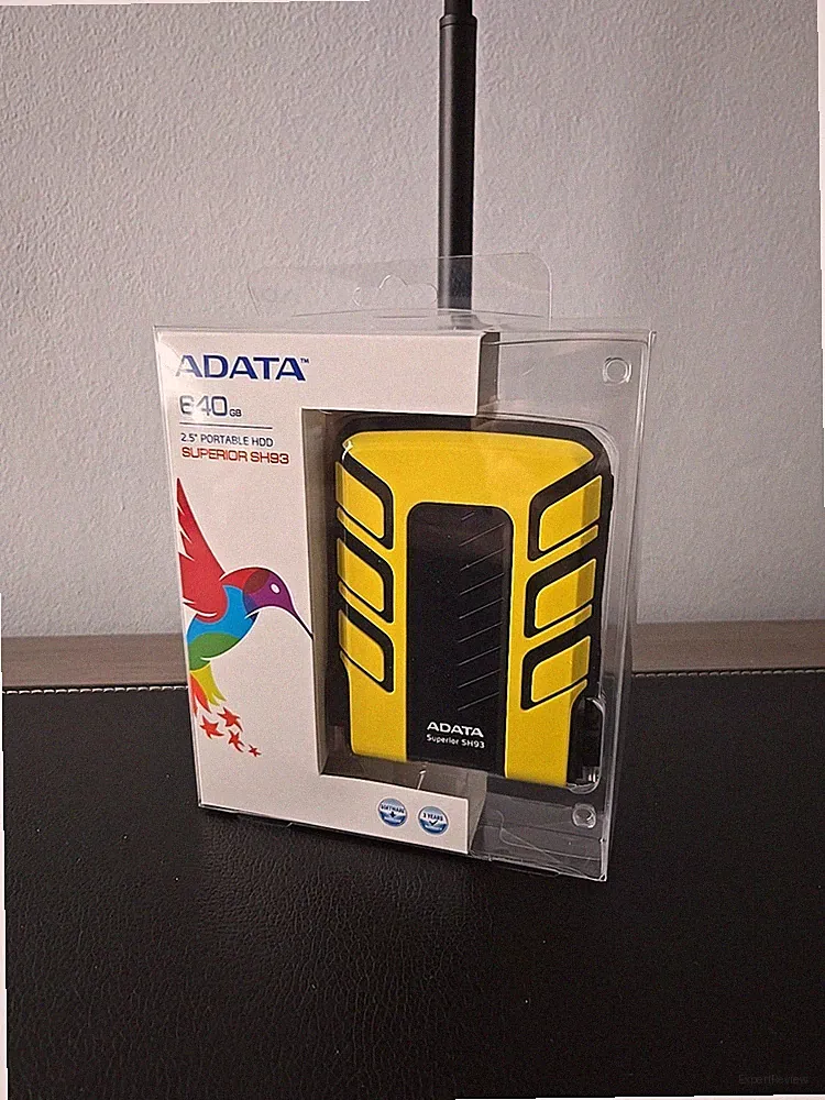 Adata Superior SH93 640 GB External Hard Drive - Box - Yellow READ DESCRIPTION